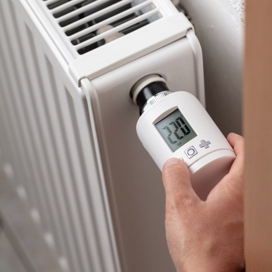 Hybridheizung kann eine Kombination aus Wärmepumpe und Gasheizung sein. 