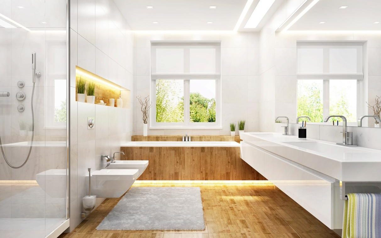 Spiegelheizung Infrarot im Badezimmer