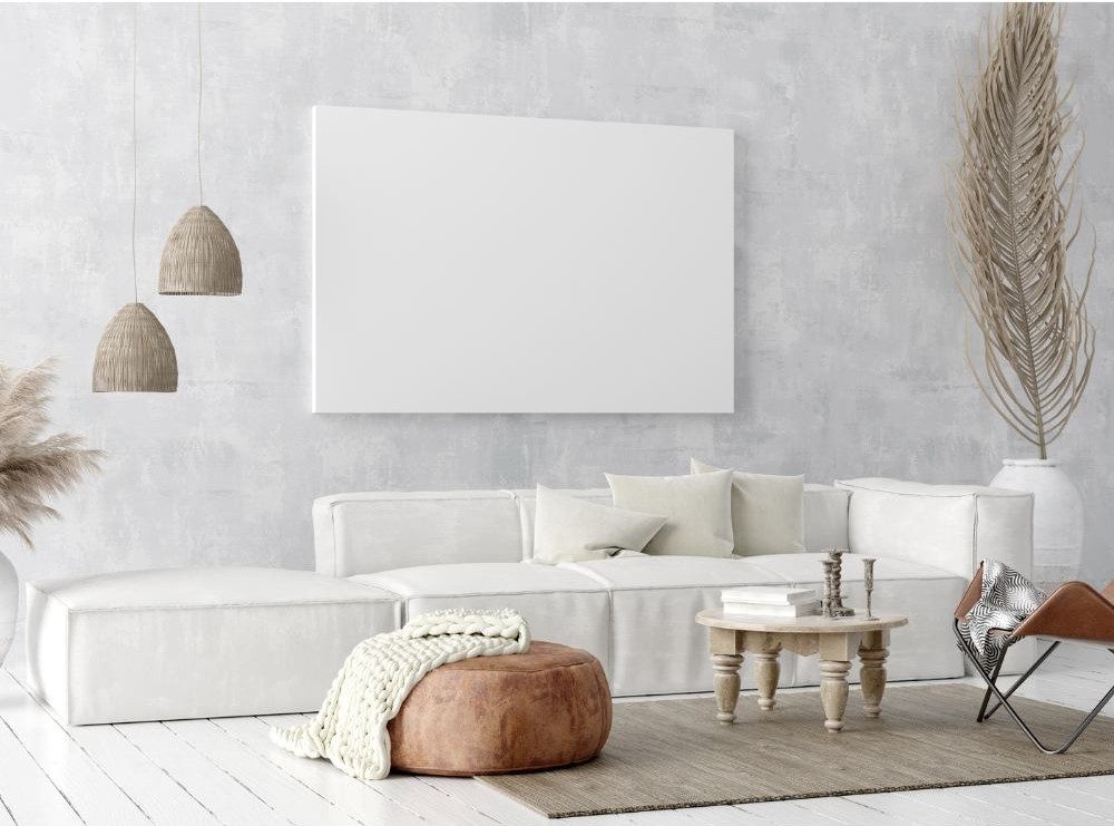 Infrarot Heizungspanel Wohnzimmerwand